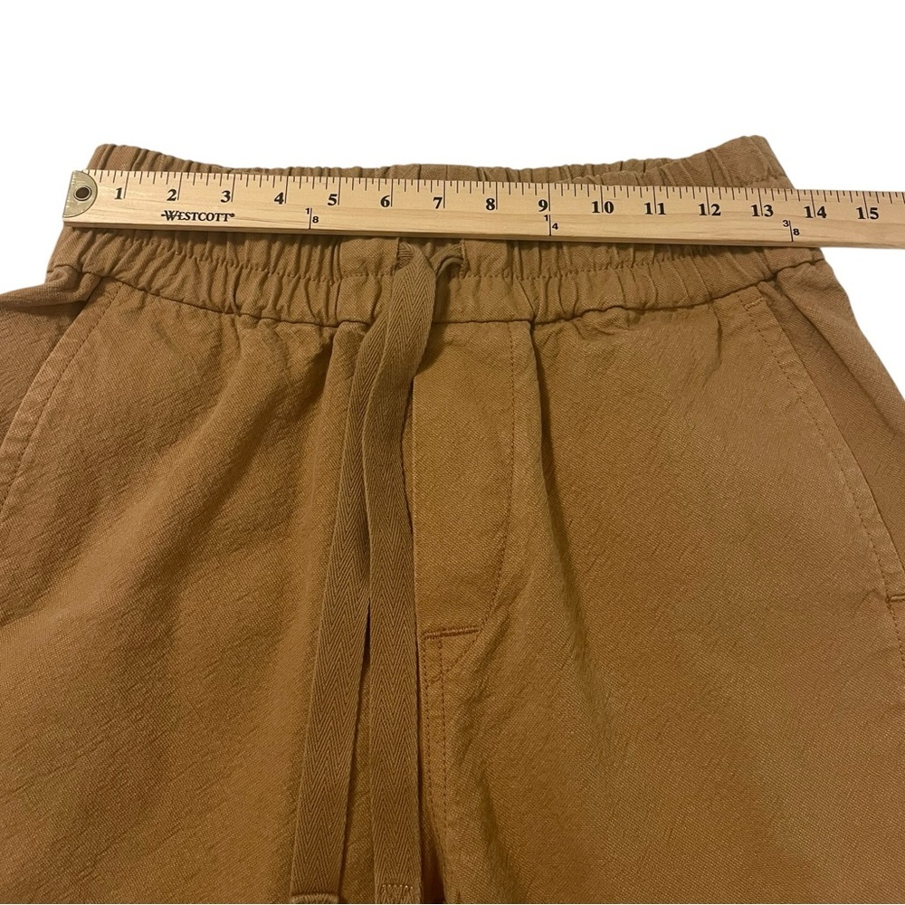 Everlane Wide Leg Pants Small Tan Heavyweight Organic Cotton Minimalist Coastal - Picture 8 of 8